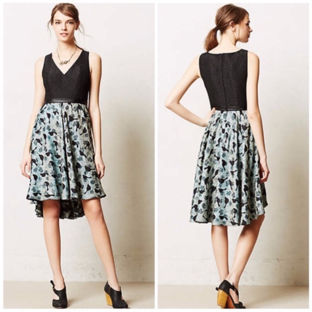 Black Halo for Anthropologie Merle dress size 6P